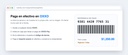 Ficha de pago que ve el cliente
